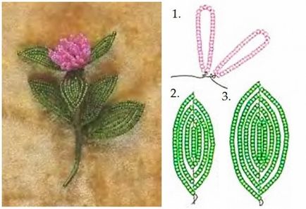 Buchet de margele de mireasa