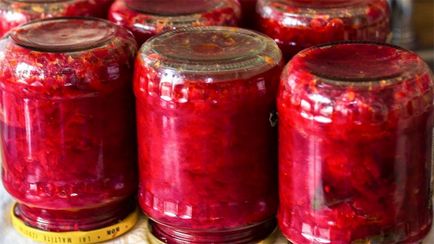 Sfecla pentru iarnă în cutii (morcovi de varză de tomate) Sfecla pentru iarnă în bănci
