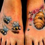 татуювання бджола