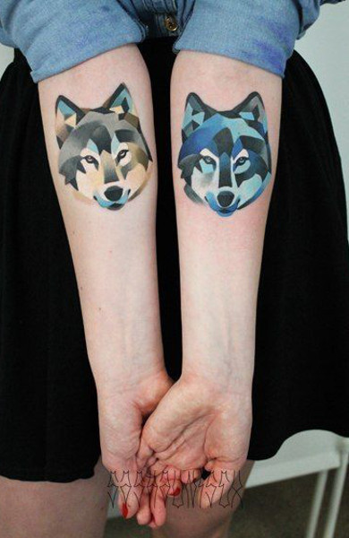 Tatuaj Husky - înțeles, schițe pentru tatuaje și fotografii