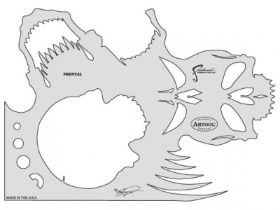 За шаблони за аерограф - череп, artool (САЩ) - доставка ред