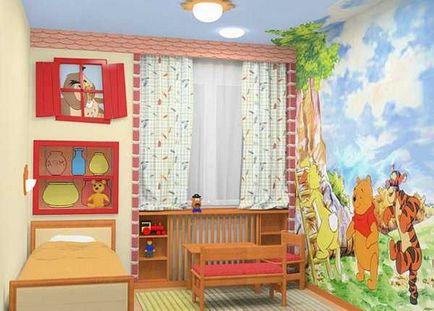 Тюль в інтер'єрі дитячої кімнати хлопчика або дівчинки (фото)