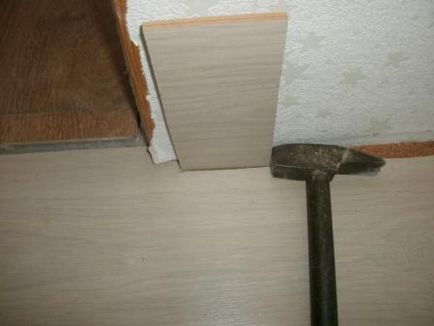 Amenajarea instrucțiunilor de parchet laminat 3 (așezarea plăcilor de parchet) Instrucțiunea de așezare prin laminare 3