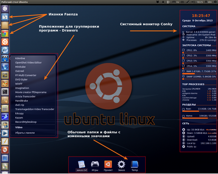 Прикрашаємо робочий стіл в Убунту, блог про ubuntu linux