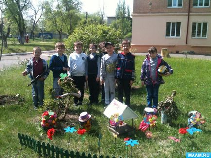 Прикраса шкільного ділянки своїми руками