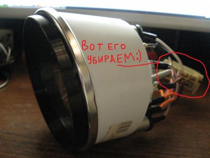 Instalarea tahometrului la distanță de la VAZ-2106