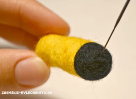 Felting o brosa de la o lână o clasă de master de a face o albină de propriile mâini