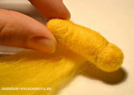 Felting o brosa de la o lână o clasă de master de a face o albină de propriile mâini