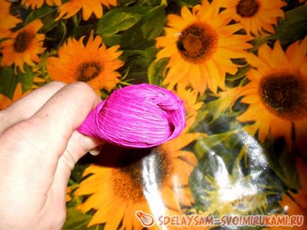 Весняні тюльпани - букет з цукерок, майстер-клас своїми руками