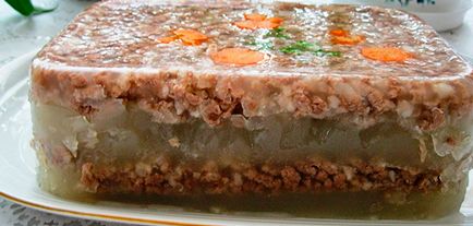 Tölthető sertés lábak receptek ízletes aszpikos (zselé) Tölthető sertés lába receptek ízletes kocsonya