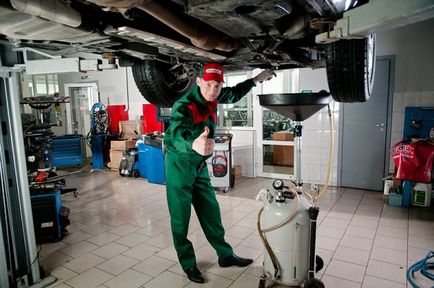 A motorolaj cserélési saját kezűleg