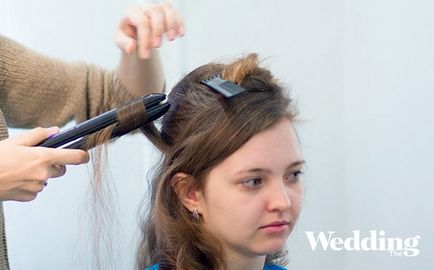 Зимова весільна зачіска в стилі вінтаж