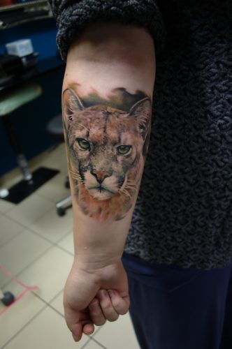 Valoarea unui tatuaj cougar, arta tatuajului! Tatuaje, tatuaje la Kiev