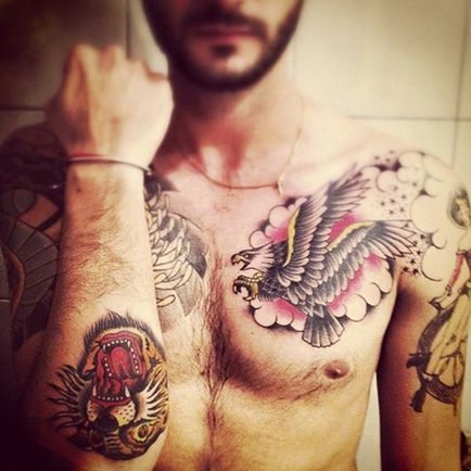 Semnificația unui șoim tatuaj, care înseamnă un tatuaj de șoim, o fotografie