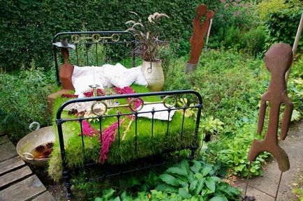 7 Idei creative pentru decorarea unei grădini din vechile lucruri, artalea