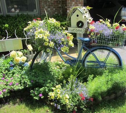 7 Креативних ідей оформлення саду зі старих речей, artalife