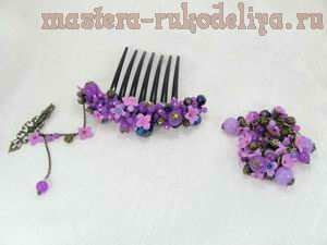 Margele acrilice și flori pentru fabricarea bijuteriilor