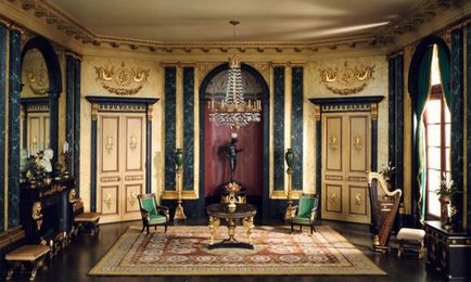 Empire stílusú belsejében a luxust, befejező kiegészítők (belső) Empire stílusú belsejében egy luxus kivitelben az árakat