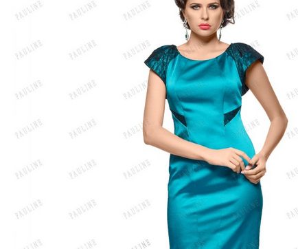 Satin cocktail rochie în barnaul