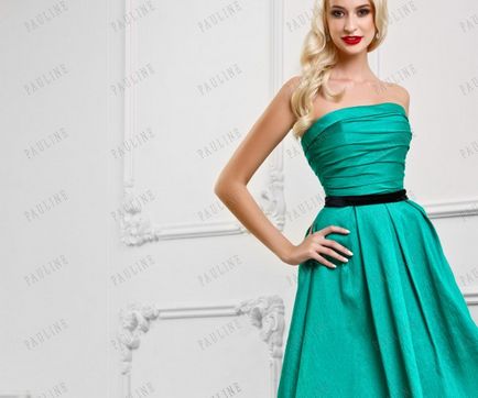 Satin cocktail rochie în barnaul