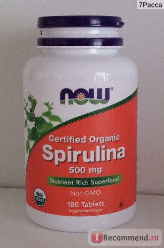 Бад now foods organic spirulina спіруліна - «спіруліна лікування дисбактеріозу кишечника (неоднозначно)», відгуки
