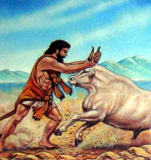 Taur și vacă în mitologie