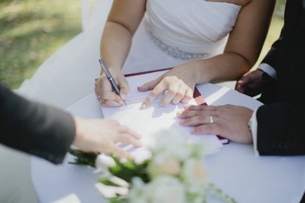 Contractul de căsătorie abordare practică, nunta
