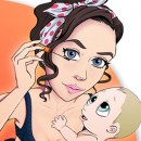 Portret digital prin grafică vectorială de fotografie și studio și desen digital - vector (digital) Portret digital prin grafica vectoriala de fotografie si studio si vector digital