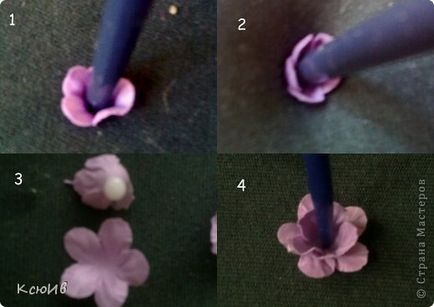 Квіти за допомогою фігурного діркопробивача, країна майстрів