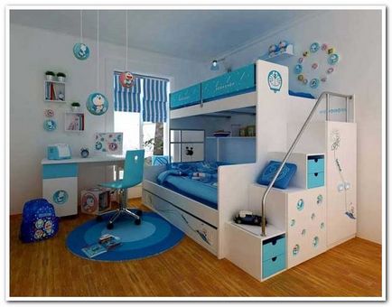Дитяча двоярусне ліжко, як прикрасити свій будинок