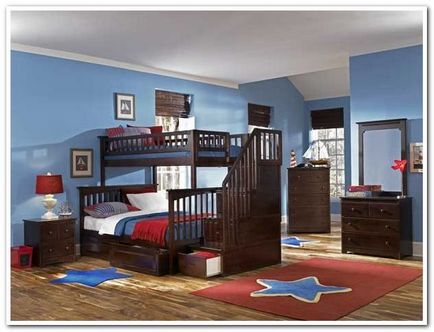 Дитяча двоярусне ліжко, як прикрасити свій будинок