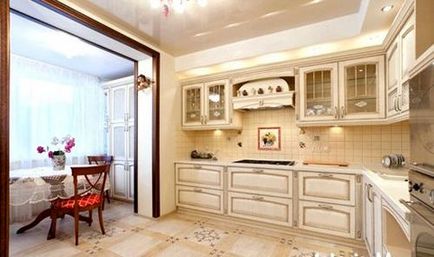 Design - o bucătărie combinată cu un balcon (41 fotografii) un manual de design interior,