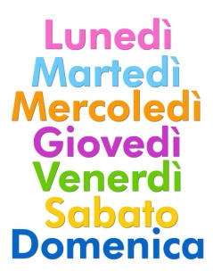 Дні тижня по-італійськи, путівник по італії і італійської мови