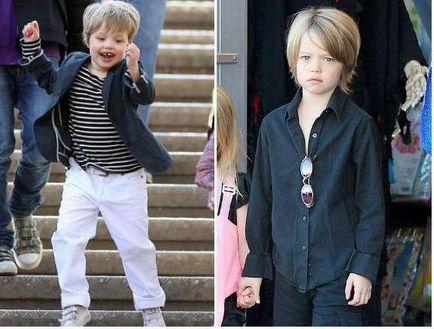 Fiica lui Angelina Jolie Shilo Nouvelle Jolie Pitt