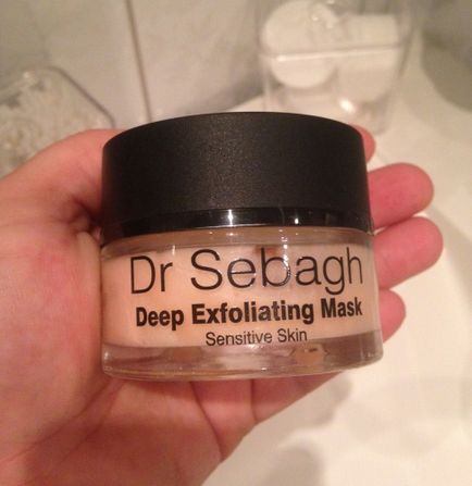 Dr sebagh deep exfoliating mask sensetive skin formulation - доктор себа маска для обличчя глибокої