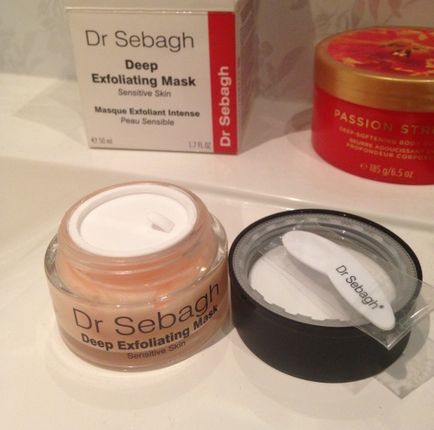 Dr sebagh deep exfoliating mask sensetive skin formulation - доктор себа маска для обличчя глибокої