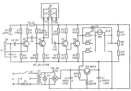 Manometru electronic, model-constructor