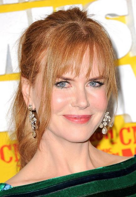 Evoluția coafurilor Nicole Kidman la actrita a devenit 48 de ani