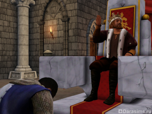 Герой монарх в «Сімс середньовіччя», всесвіт гри the sims!