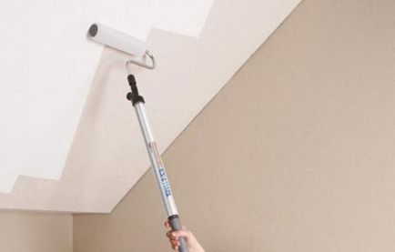 Vopsea lucioasă pentru tavan - care este mai bine, instrucțiuni pentru aplicarea sa