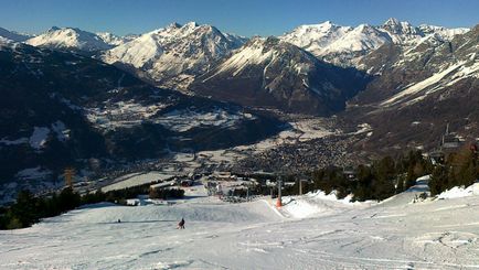 Stațiune de schi Bormio în Italia