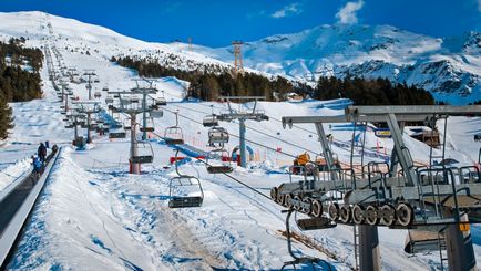 Stațiune de schi Bormio în Italia