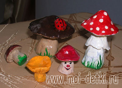 Fanteziile de ciuperci din argilă (partea 1)