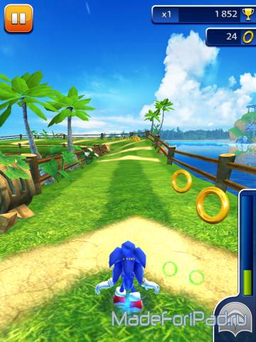 Гра sonic dash для ipad, все для ipad