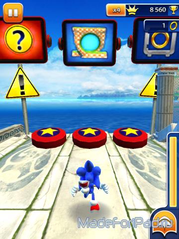 Гра sonic dash для ipad, все для ipad