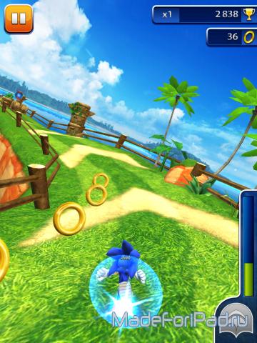 Гра sonic dash для ipad, все для ipad