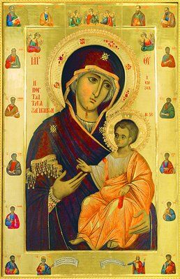 Icoana Fecioarei Maria, portarul, este semnificația care ajută
