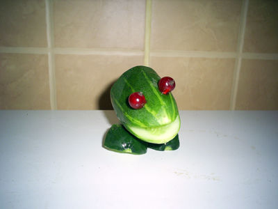 Як робити виріб з овочів «жаба - ква-ква -» з фото інструкцією
