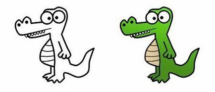 Як намалювати крокодила поетапно (гену і інших)