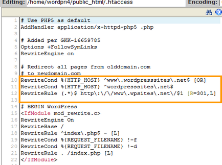 Як налаштувати файл конфігурацій htaccess для cms wordpress
